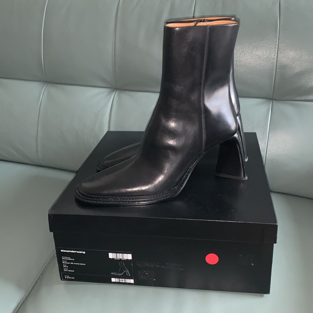 Alexander Wang NWT Booker Square Toe Bootie - Picture 13 of 13